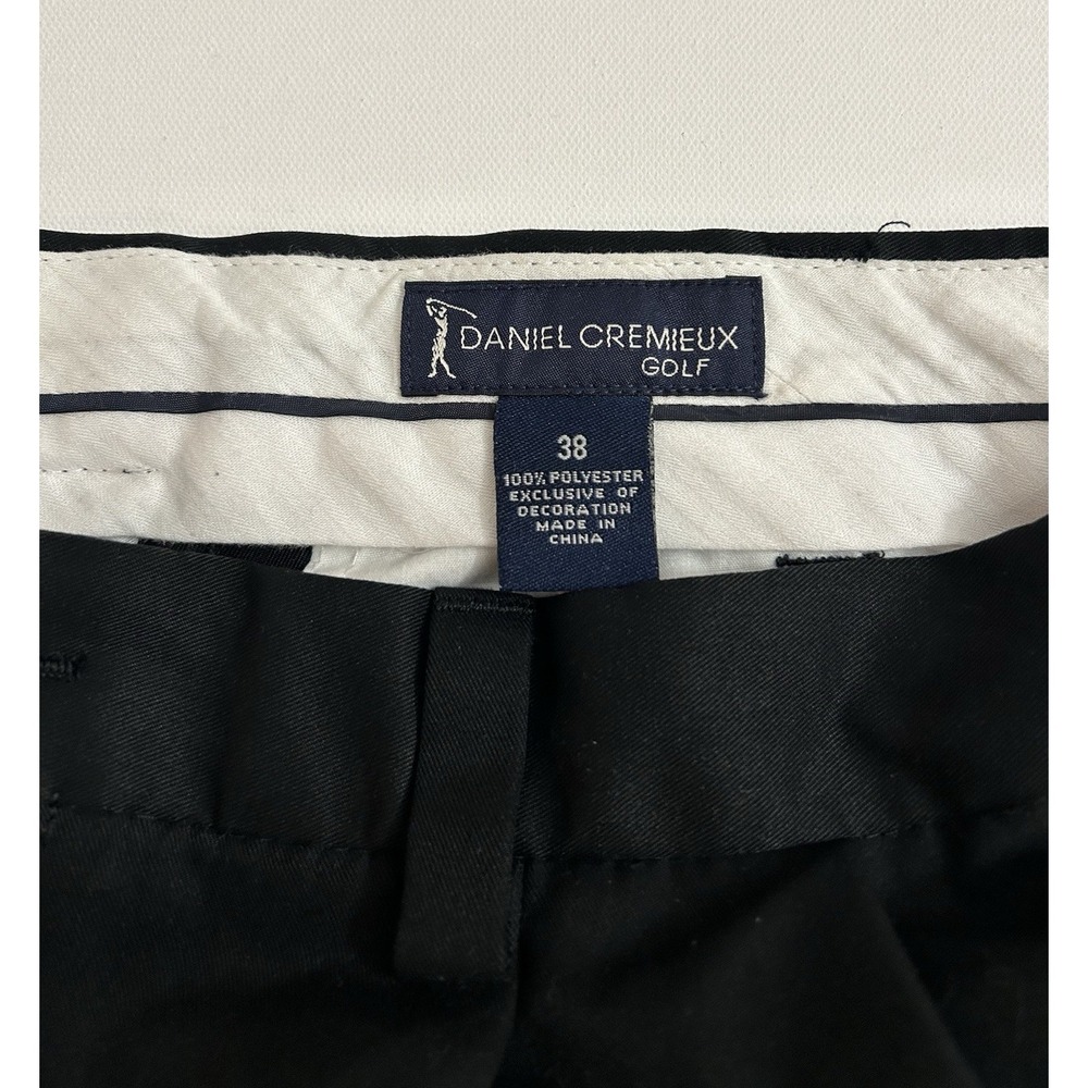 Daniel Cremieux Golf Men's Performance Dress Shorts Black Size 38 Polyester